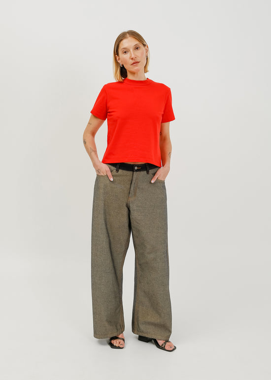 Cosmo Jean / Tan-Dark Indigo