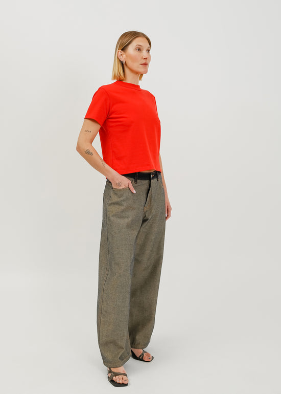 Cosmo Jean / Tan-Dark Indigo