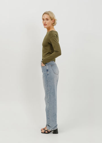 Goldie Jean Long / Light Indigo