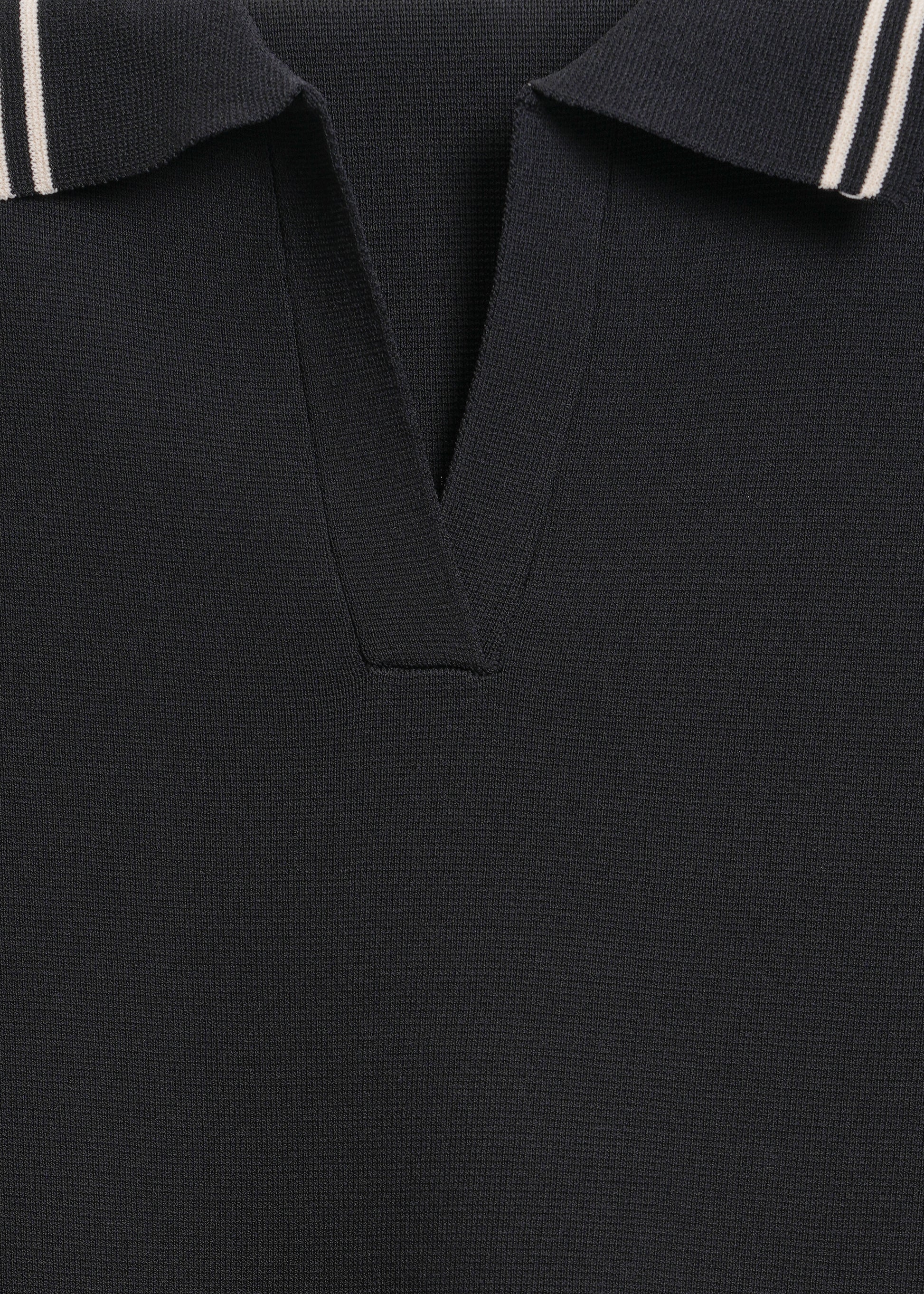 Beckham Knit Polo / Black - 
Black (image 11)
