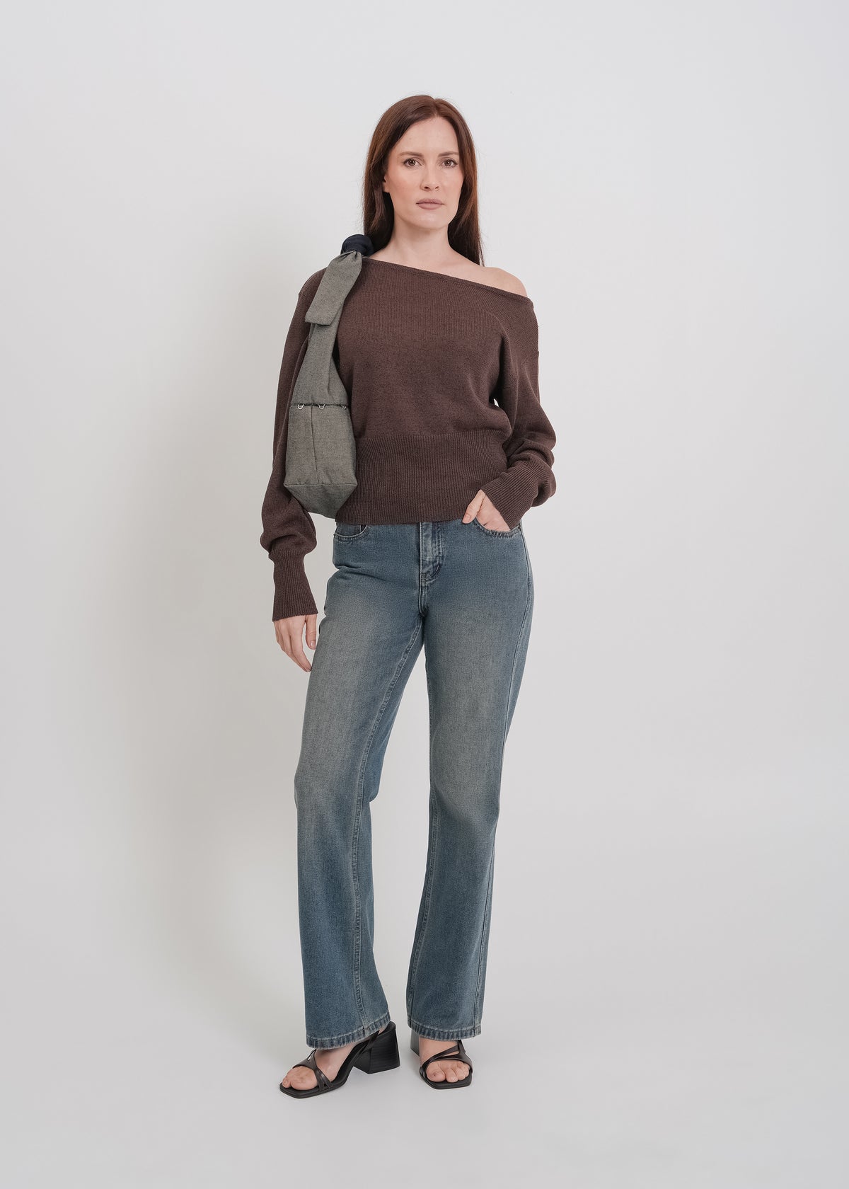 Adonis Knit Sweat / Chocolate - 
Chocolate (image 5)