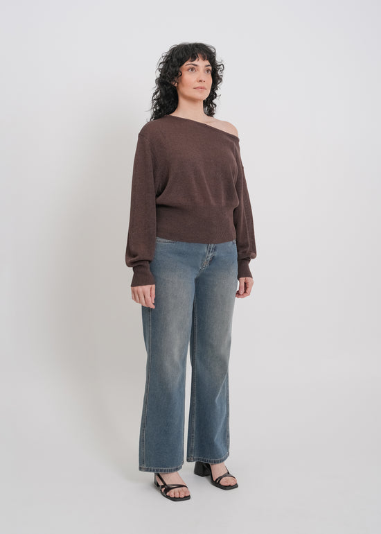 Adonis Knit Sweat / Chocolate