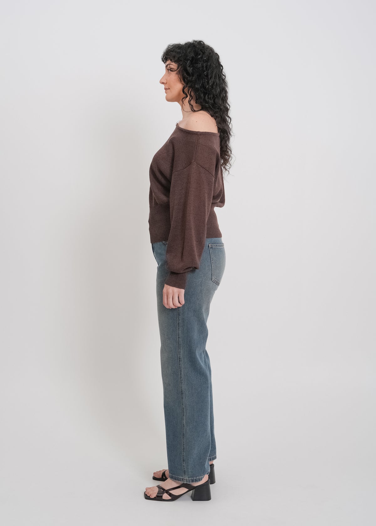 Adonis Knit Sweat / Chocolate - 
Chocolate (image 8)