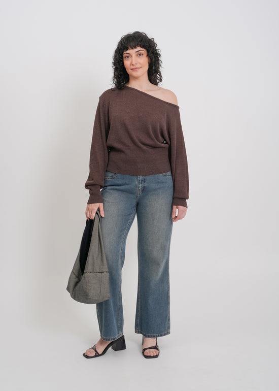 Adonis Knit Sweat / Chocolate