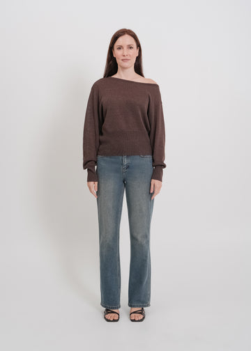 Adonis Knit Sweat / Chocolate