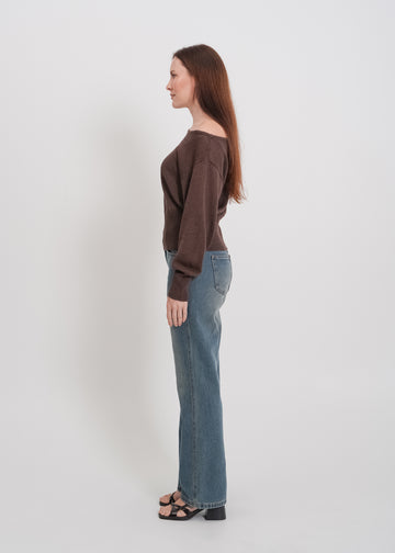 Adonis Knit Sweat / Chocolate