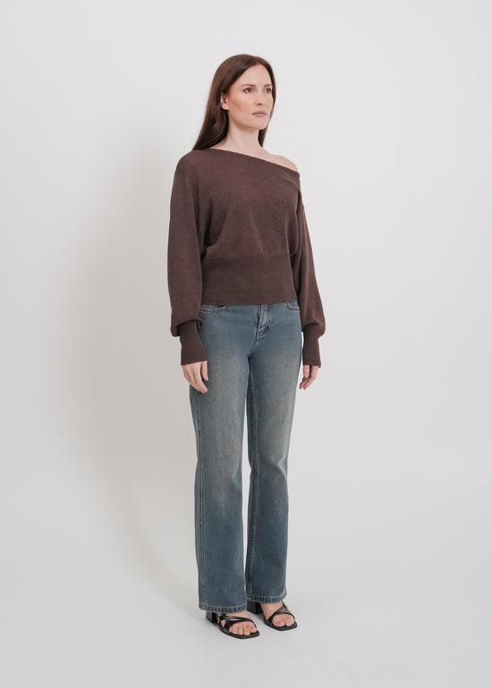 Adonis Knit Sweat / Chocolate