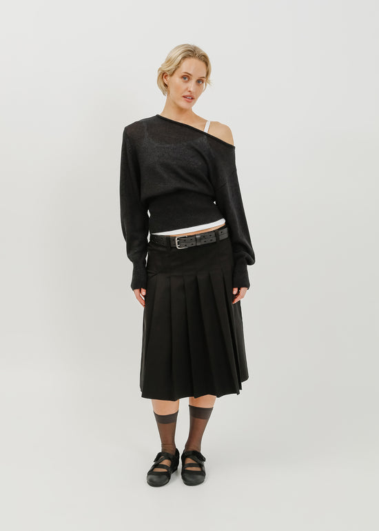 Adonis Knit Sweat / Black