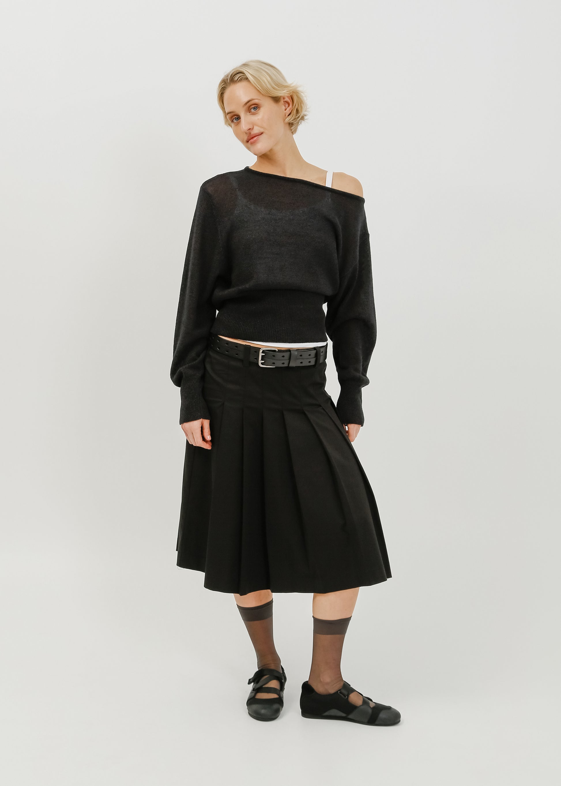 Adonis Knit Sweat / Black - 
Black (image 1)