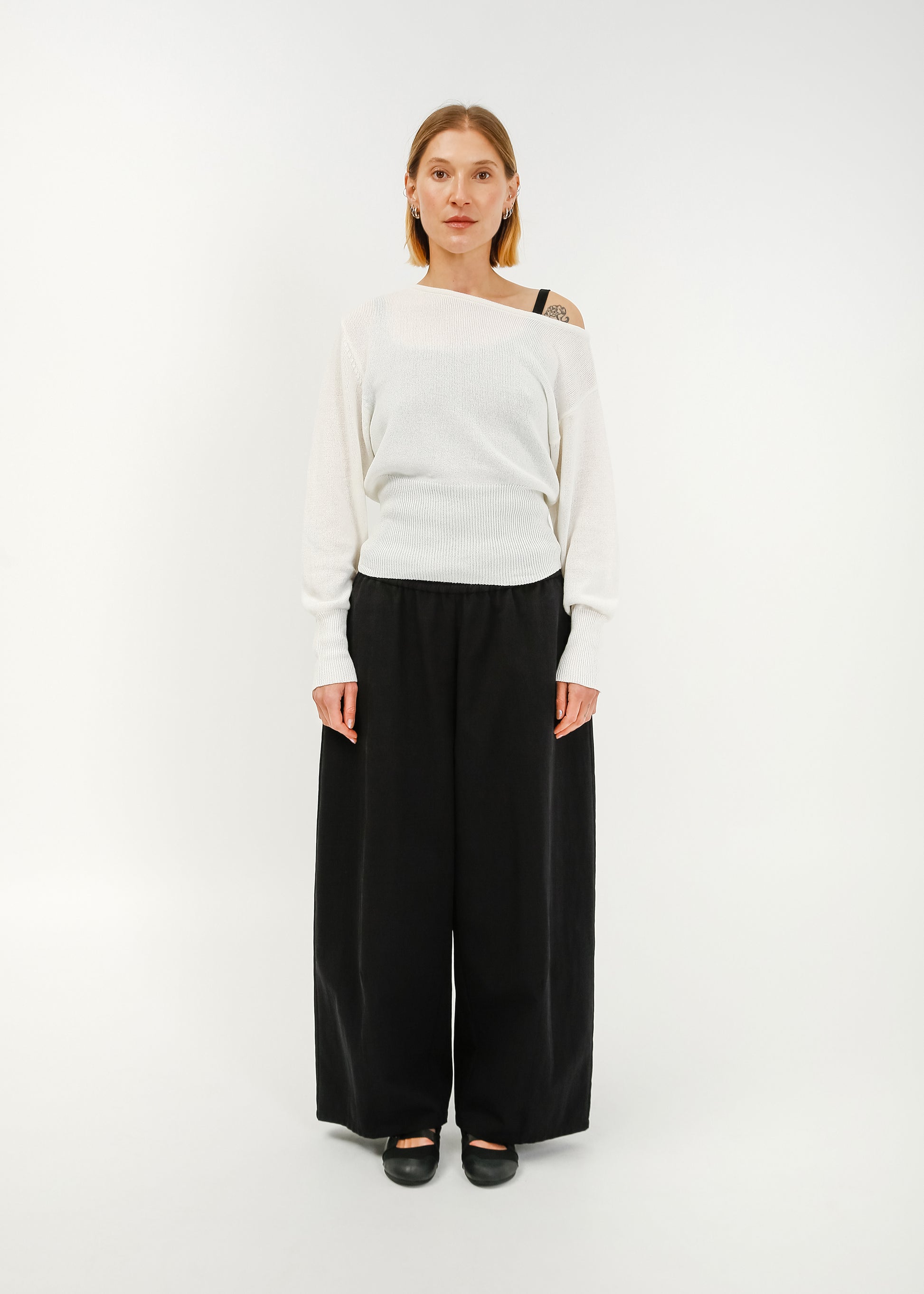 Adonis Knit Sweat / Cream - 
Cream (image 6)