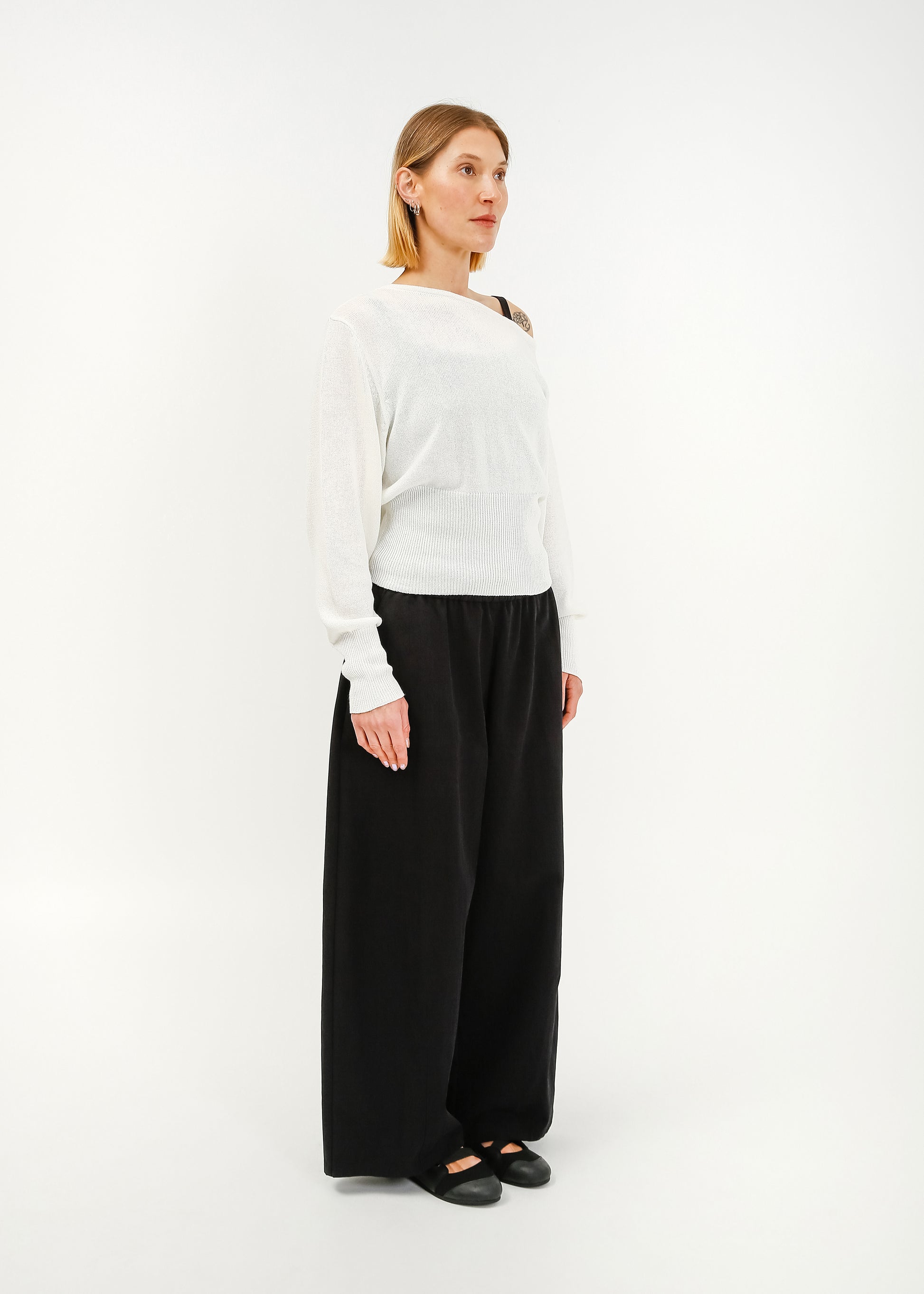 Adonis Knit Sweat / Cream - 
Cream (image 3)