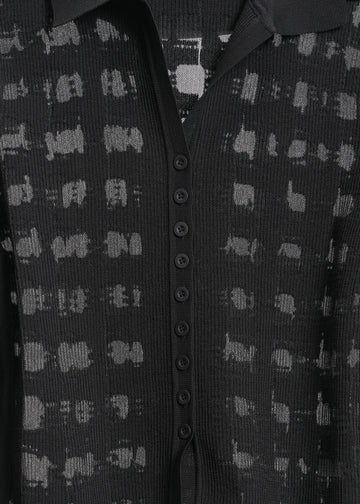 Dune Knit Cardi / Black