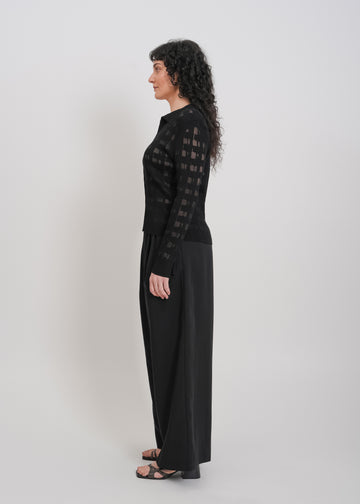 Dune Knit Cardi / Black