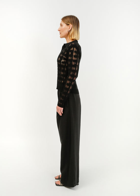 Dune Knit Cardi / Black
