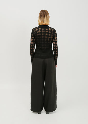 Dune Knit Cardi / Black