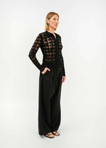 Dune Knit Cardi / Black