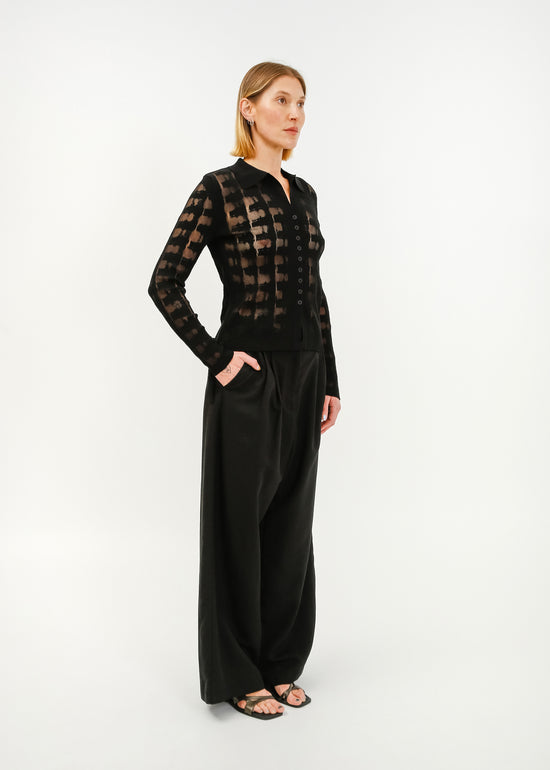 Dune Knit Cardi / Black