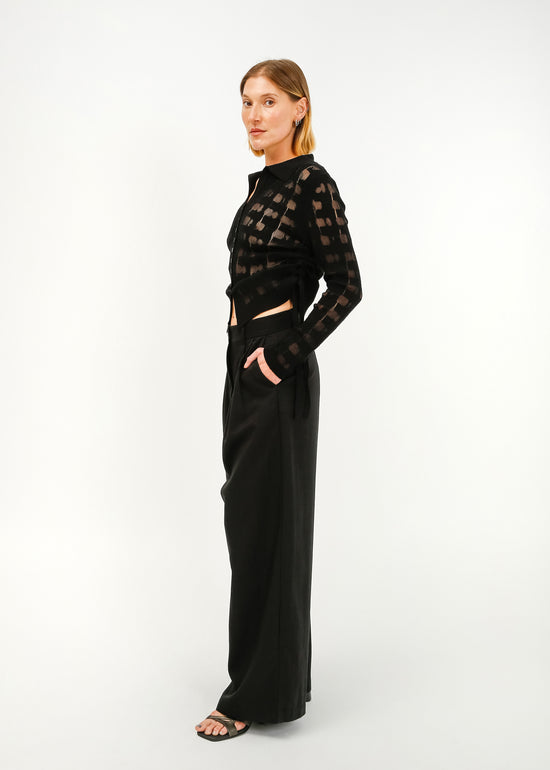 Dune Knit Cardi / Black