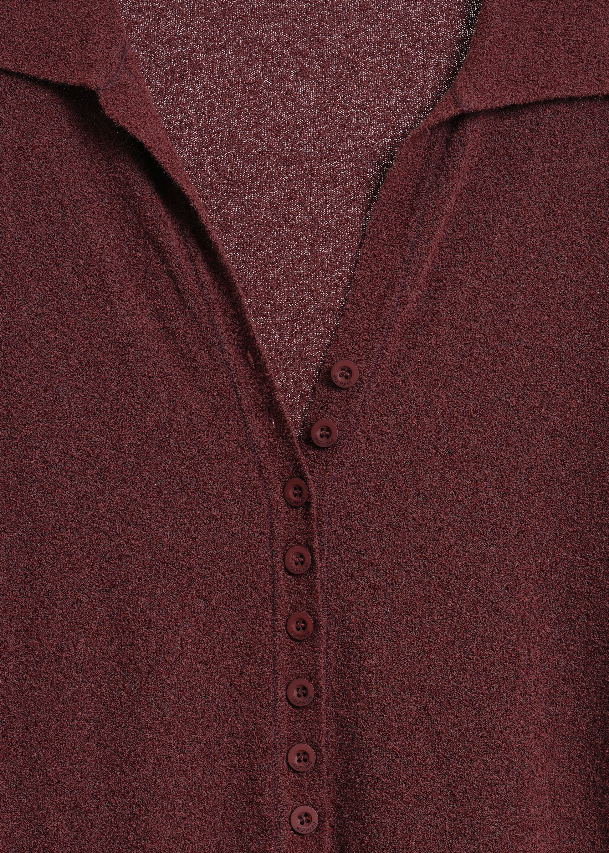 Dune Knit Cardi / Burnt Maroon - 
Burnt Maroon (image 11)