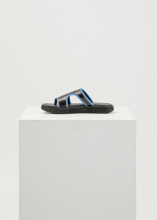 Fable Slide / Burnt Maroon-Blue
