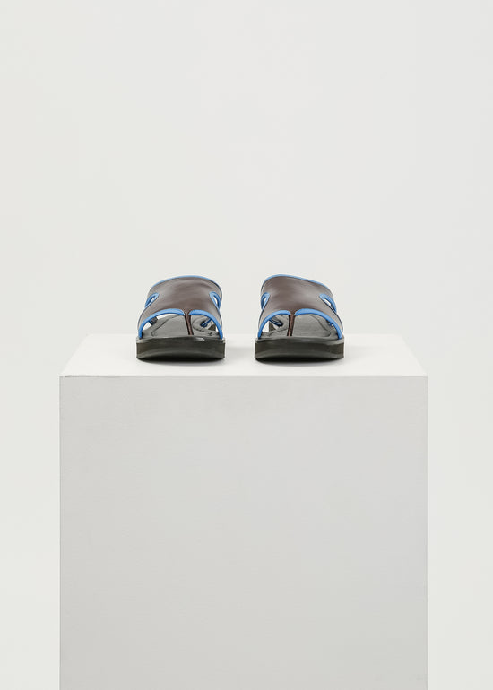 Fable Slide / Burnt Maroon-Blue