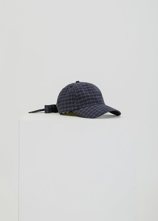 Kira Cap / Black-Navy Check