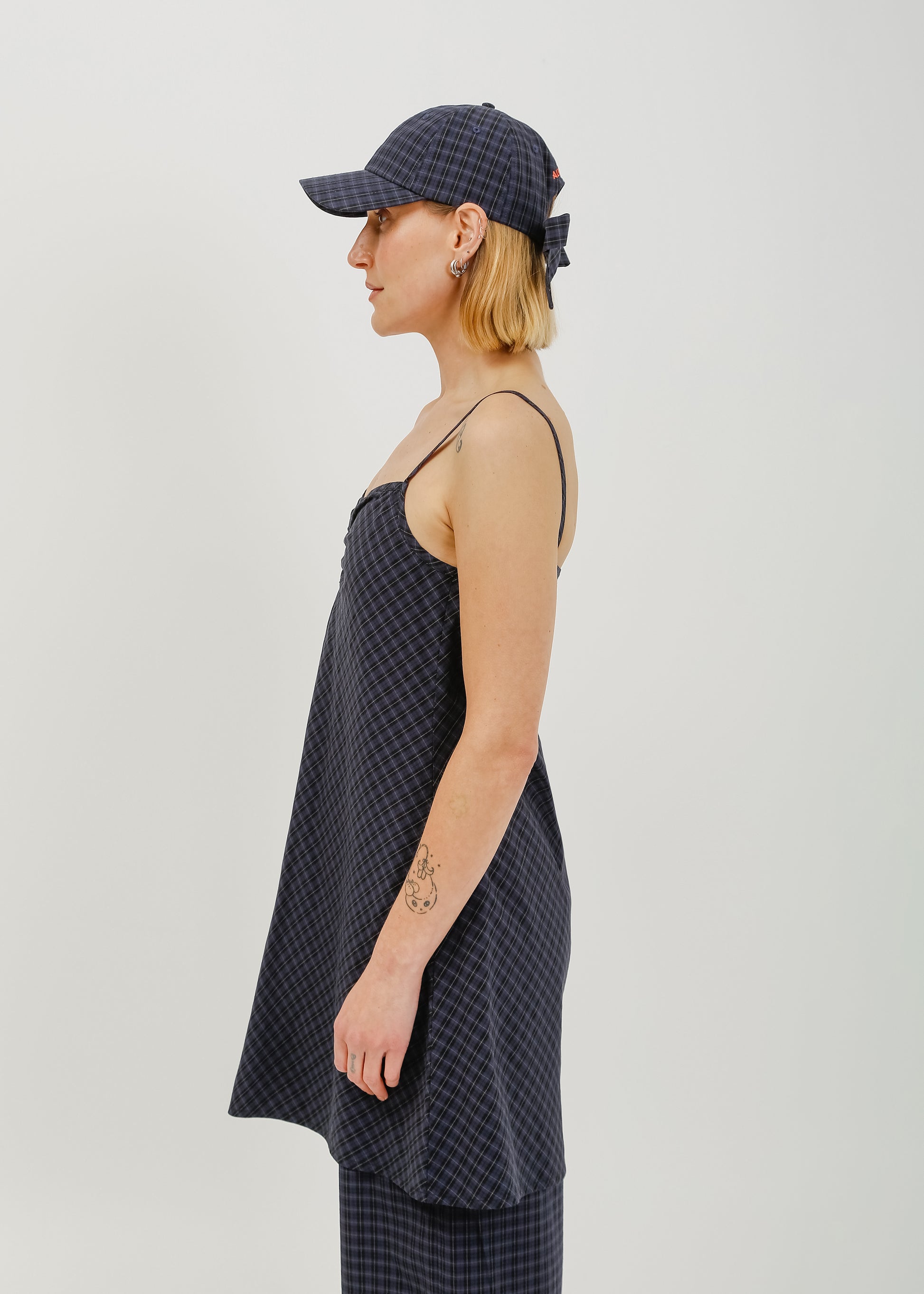 Kira Cap / Black-Navy Check - 
Black Navy Check (image 5)