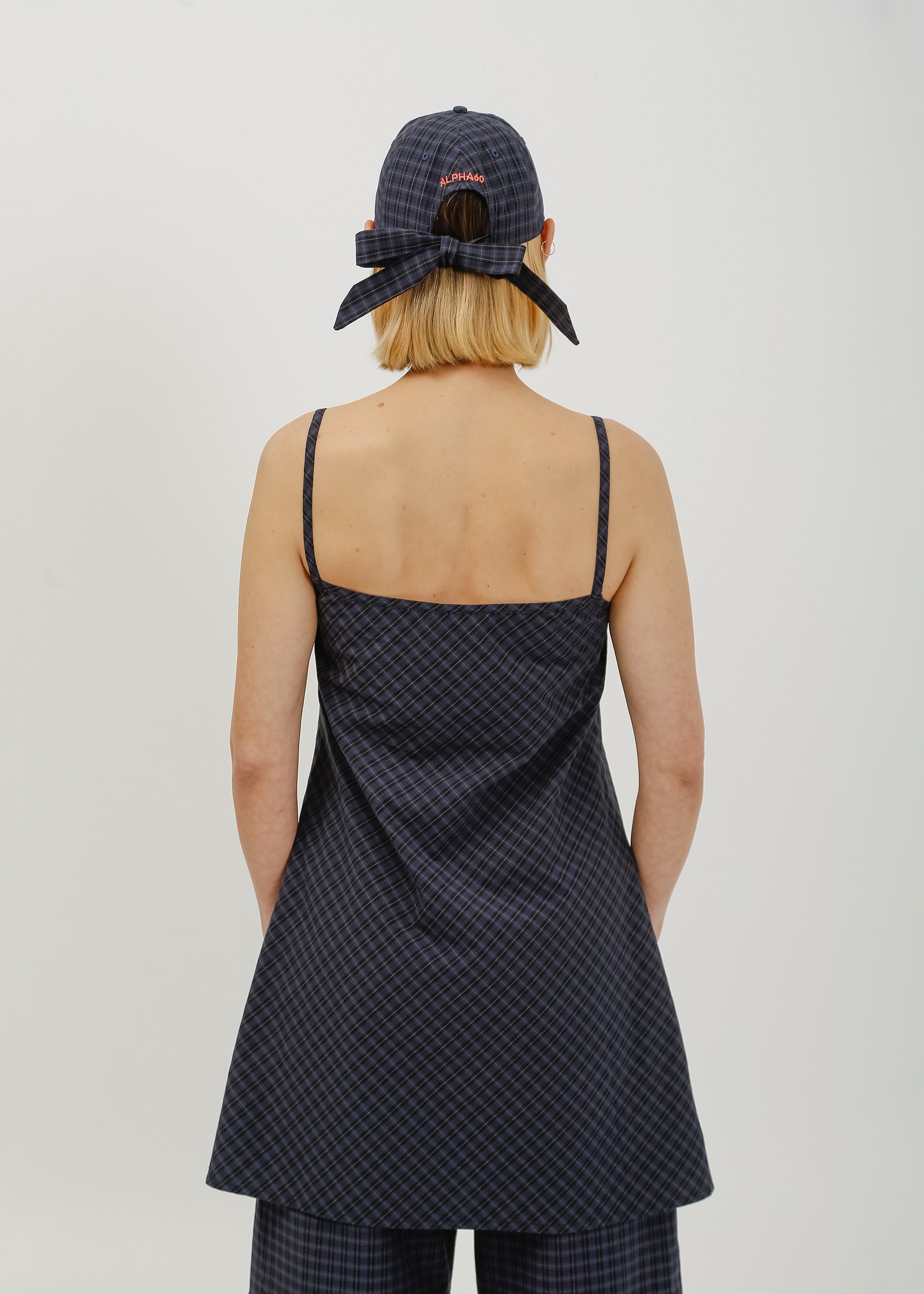 Kira Cap / Black-Navy Check - 
Black Navy Check (image 6)