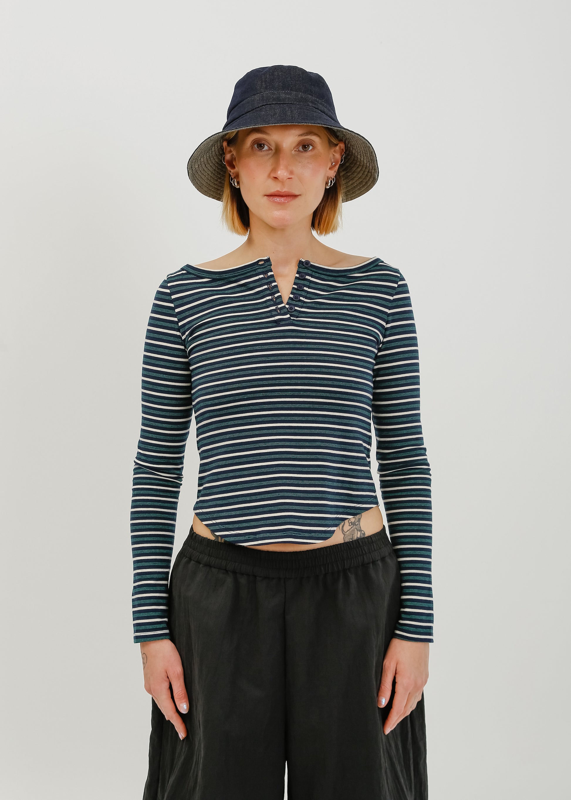Lumi Hat / Tan-Dark Indigo - 
Tan Dark Indigo (image 2)