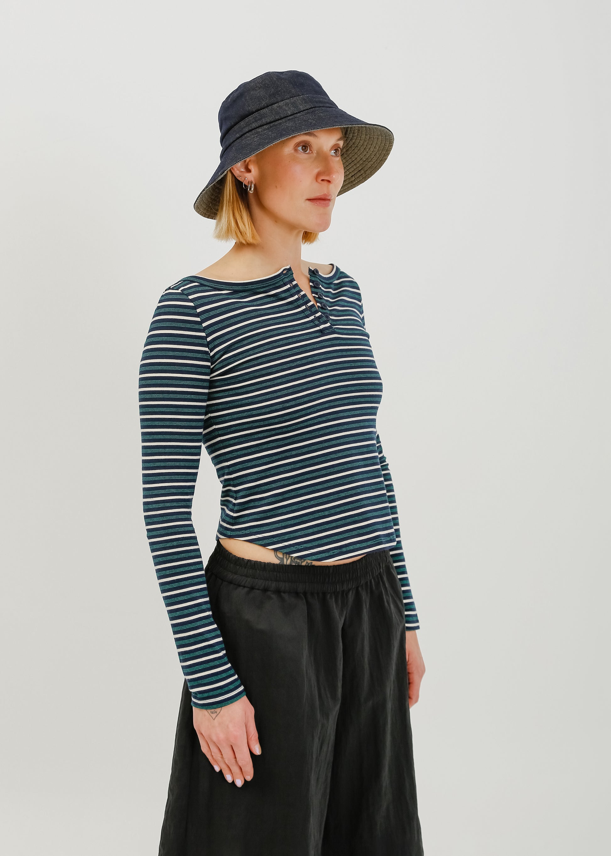 Lumi Hat / Tan-Dark Indigo - 
Tan Dark Indigo (image 1)