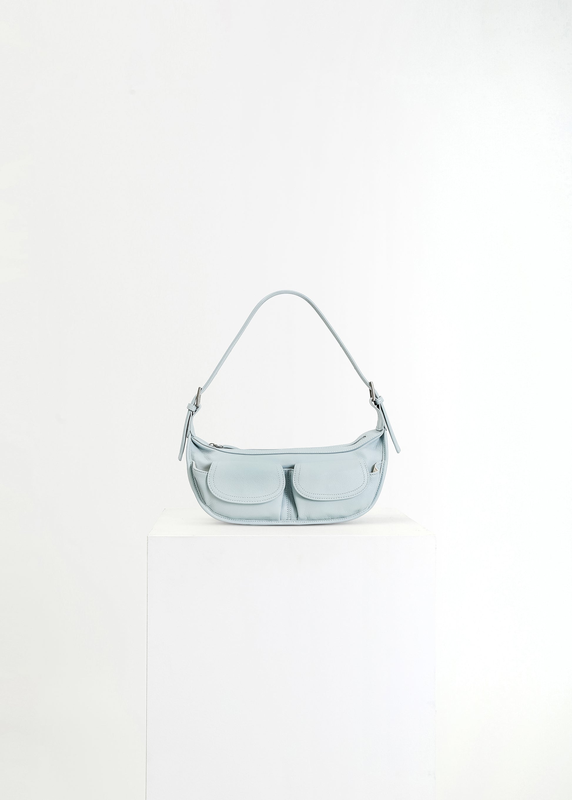 Nyx Leather Bag / Baby Blue - 
Baby Blue (image 1)