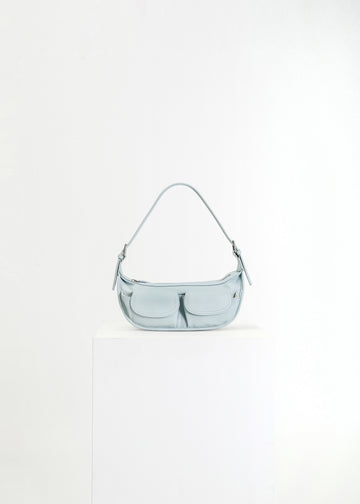 Nyx Leather Bag / Baby Blue