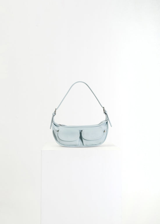 Nyx Leather Bag / Baby Blue