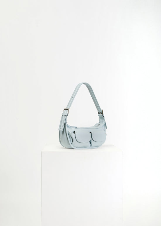 Nyx Leather Bag / Baby Blue