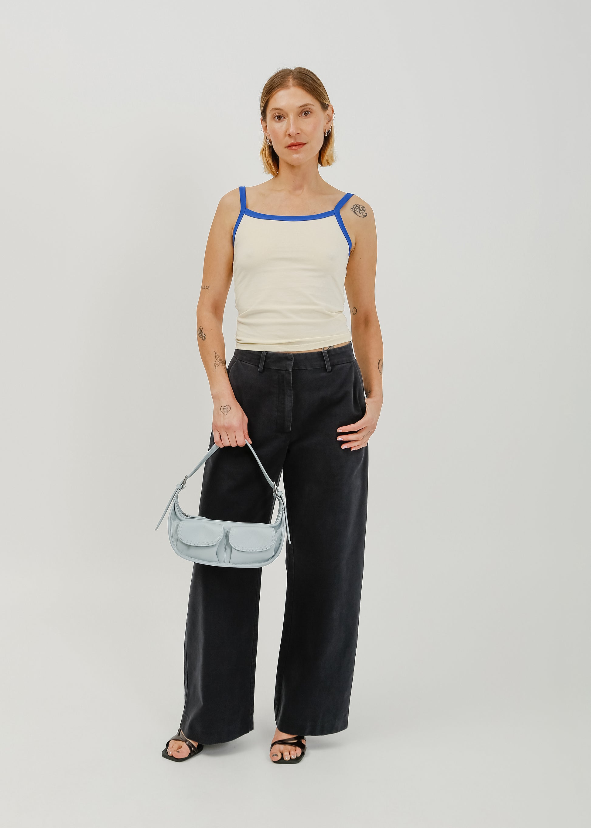 Nyx Leather Bag / Baby Blue - 
Baby Blue (image 2)