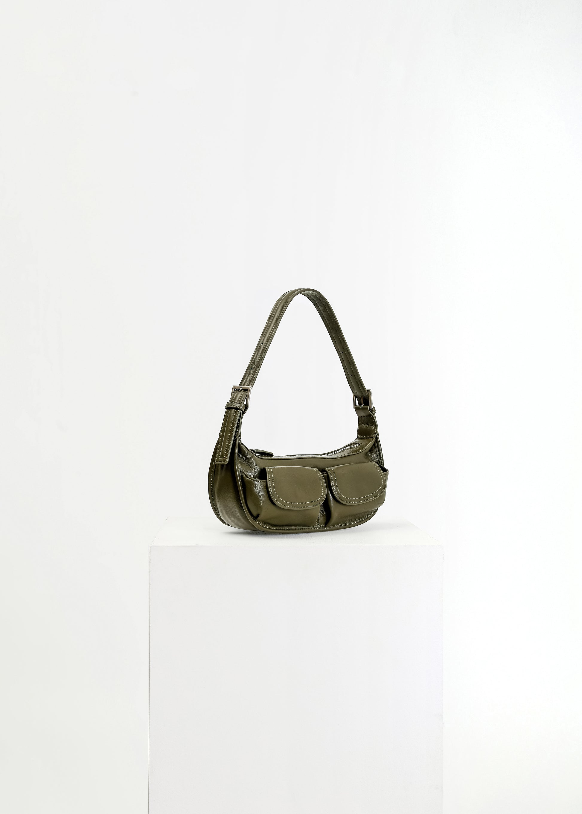 Nyx Leather Bag / Khaki - 
Khaki (image 3)
