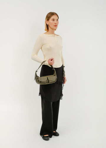 Nyx Leather Bag / Khaki