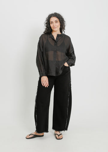 AMERIE SHIRT / BLACK