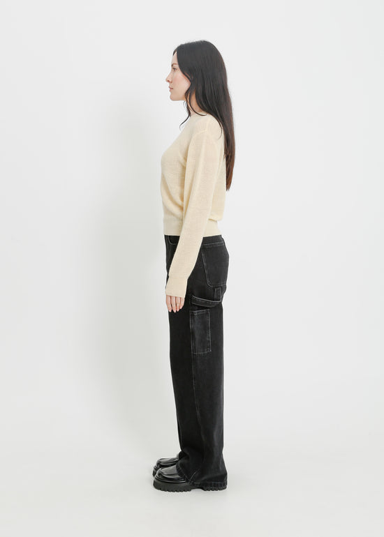 MAINE KNIT TOP / BEIGE