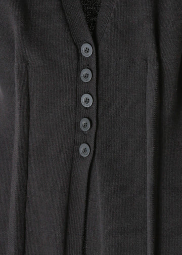 ABERDEEN KNIT CARDI / BLACK