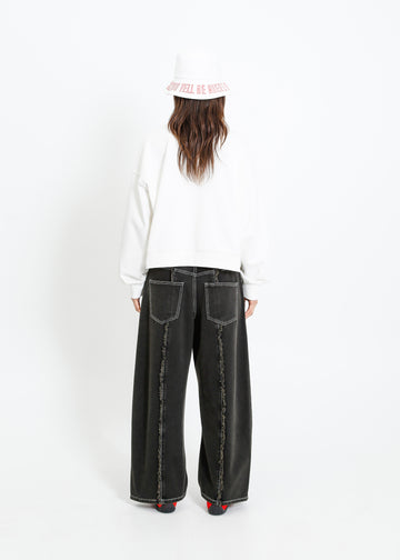 ROSE NOLAN HAT / WHITE-RED