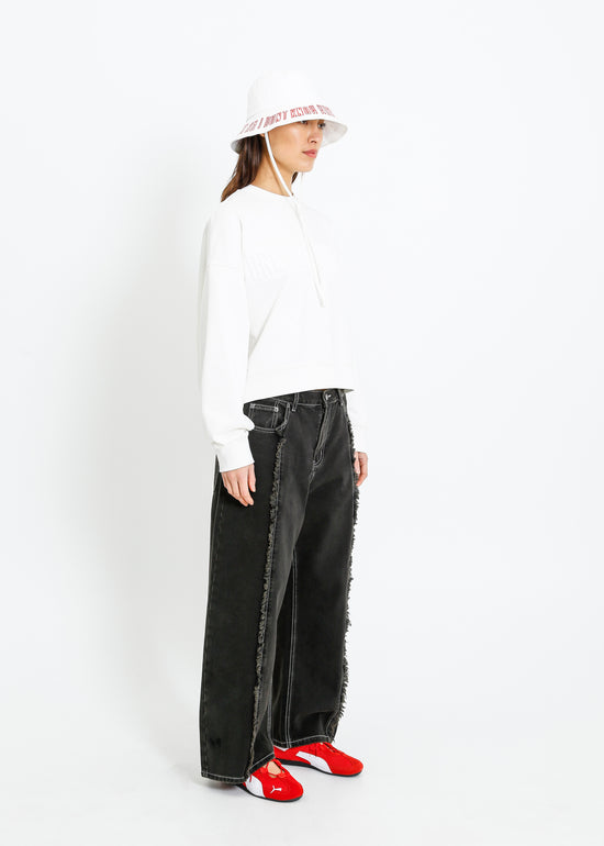 ROSE NOLAN HAT / WHITE-RED