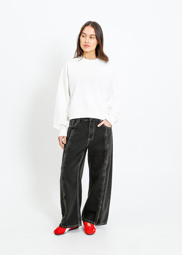 ROSE NOLAN SWEAT / WHITE