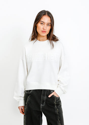 ROSE NOLAN SWEAT / WHITE