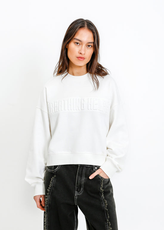 ROSE NOLAN SWEAT / WHITE