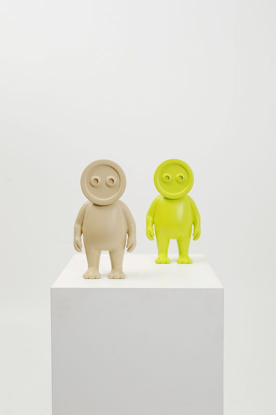 Plate Face Littles / Beige