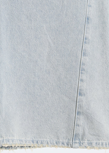 DARIO DENIM SHORT / INDIGO BEIGE WASH