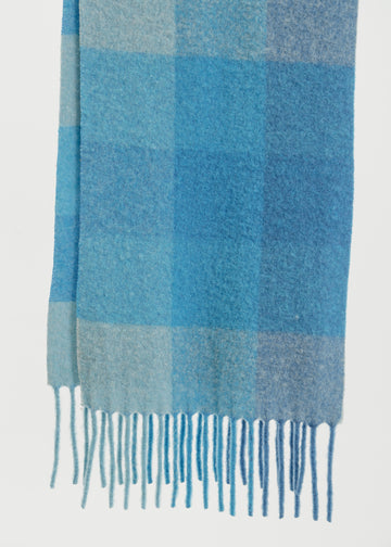 Lilah Scarf / Blue Check