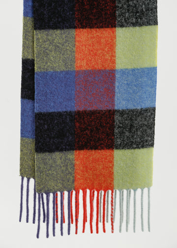 Lilah Scarf / Splice-Flame-Cobalt