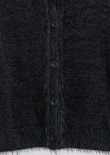 GRACIE KNIT CARDI / ONYX